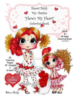 Front cover_Sherri Baldy My-Besties Here's My Heart Coloring Book