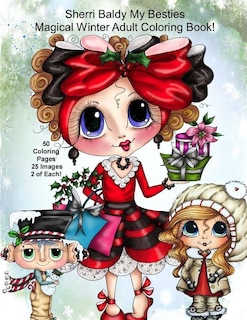 Front cover_Sherri Baldy My Besties Magical Winter Coloring Book