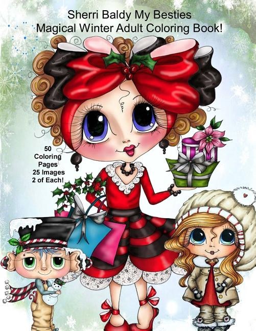 Front cover_Sherri Baldy My Besties Magical Winter Coloring Book