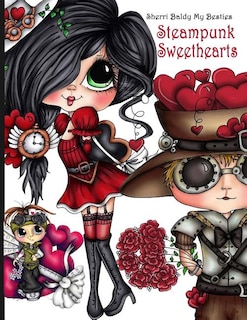 Front cover_Sherri Baldy Steampunk Sweethearts My Besties Coloring Book