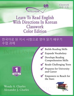 Front cover_Learn To Read English With Directions In Korean Classwork
