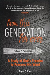 Couverture_From this Generation For ever