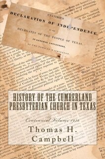 Front cover_History of the Cumberland Presbyterian Church in Texas