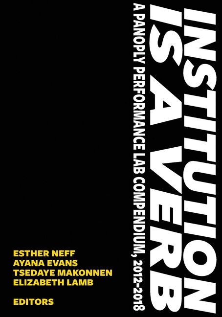 Couverture_Institution Is A Verb