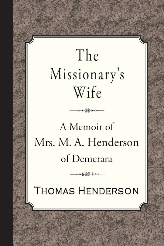 Front cover_The Missionary's Wife