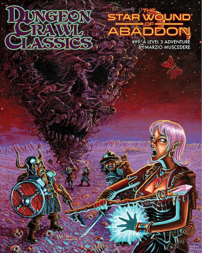 Front cover_Dungeon Crawl Classics #99: The Star Wound of Abaddon