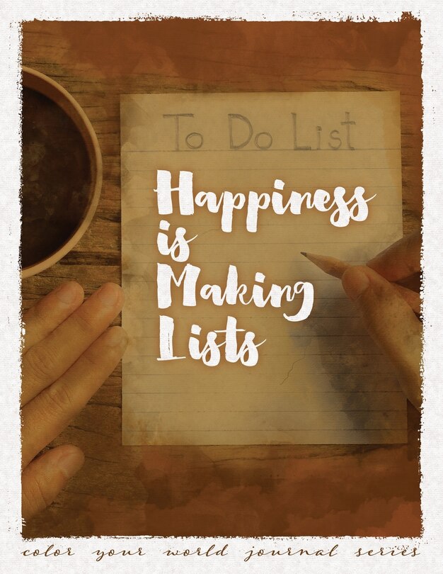 Front cover_Happiness Is Making Lists