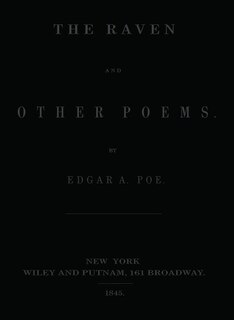 Front cover_The Raven and Other Poems: Black Lined Journal