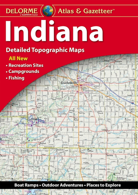 Front cover_Delorme Atlas & Gazetteer: Indiana