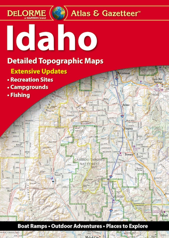 Front cover_Delorme Atlas & Gazetteer Idaho