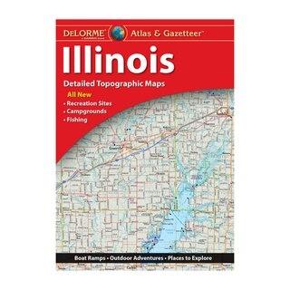 Front cover_Delorme Atlas & Gazetteer Illinois