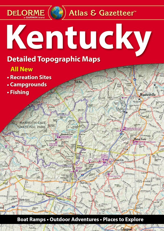 Front cover_Delorme Atlas & Gazetteer: Kentucky
