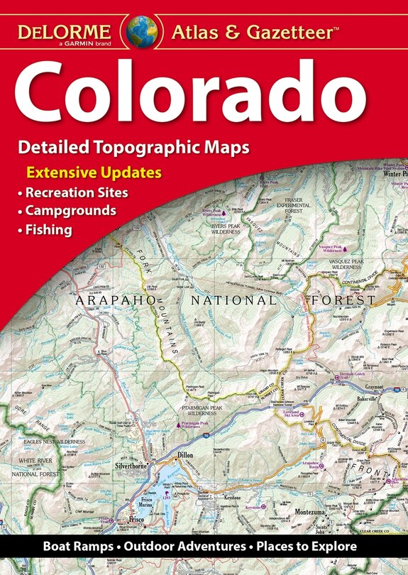 Front cover_Delorme Atlas & Gazetteer: Colorado