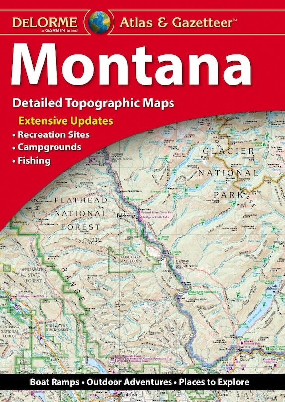 Front cover_Delorme Atlas & Gazetteer: Montana