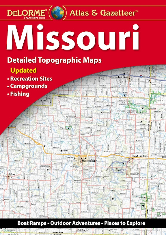 Couverture_Delorme Atlas & Gazetteer: Missouri