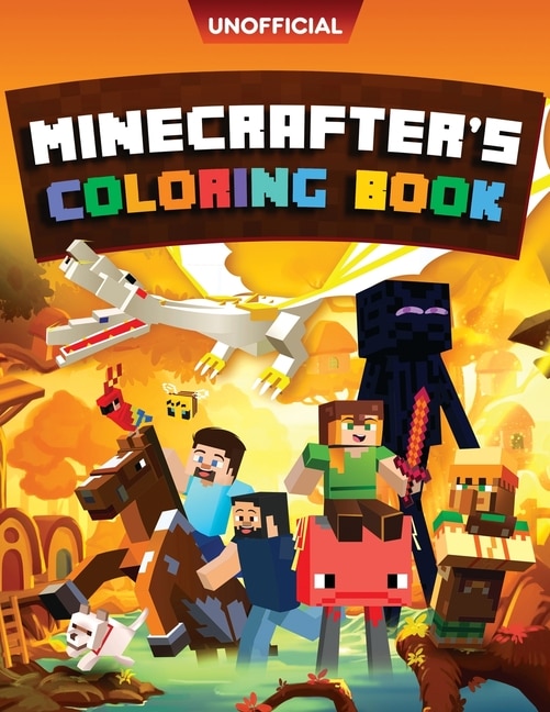 Front cover_Minecraft Coloring Book