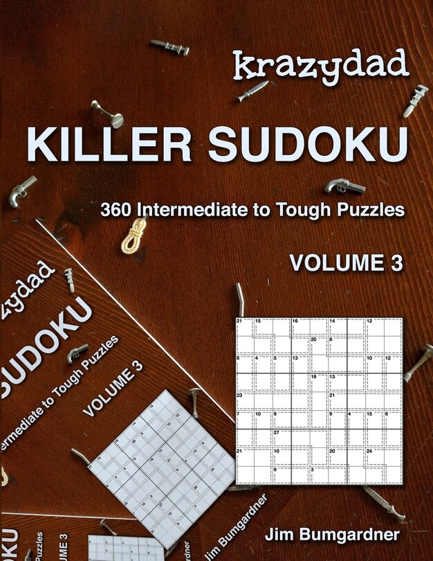 Front cover_Krazydad Killer Sudoku Volume 3