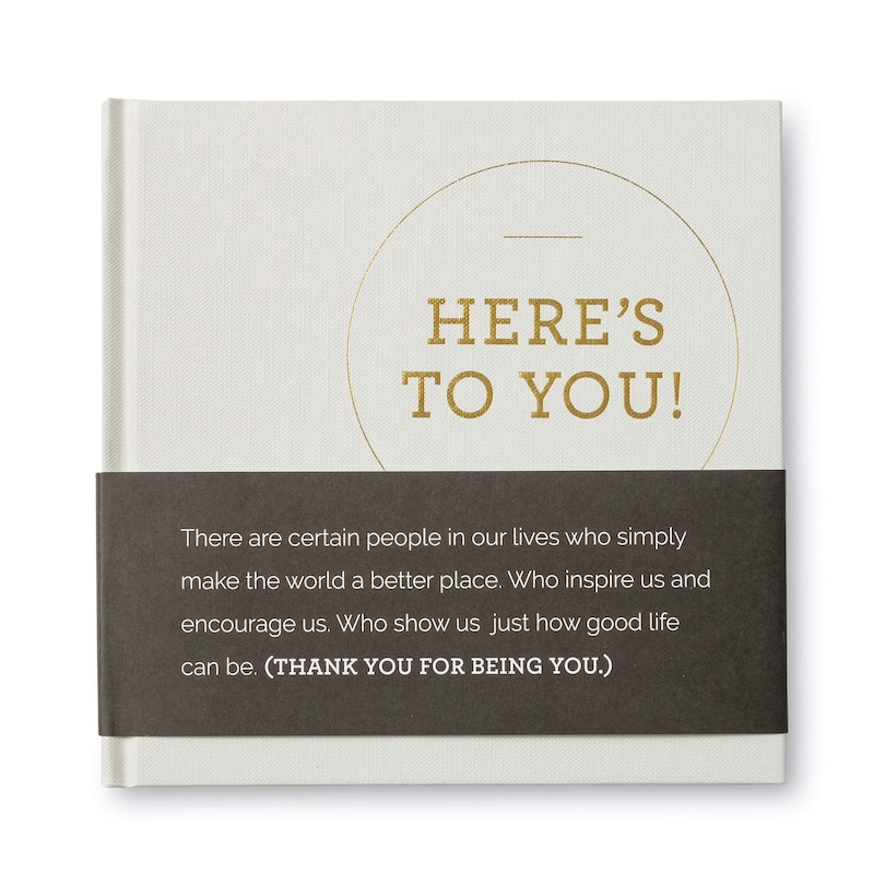 Couverture_Here's to You - A Thank You Gift Book Filled with Quotes of Appreciation
