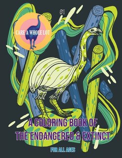 Front cover_A Coloring Book of the Endangered & Extinct