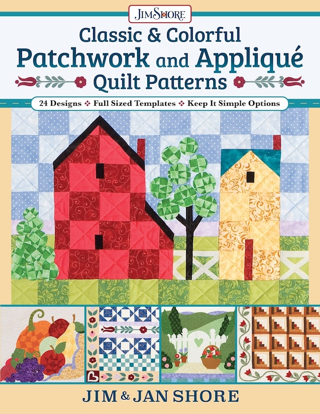 Front cover_Classic & Colorful Patchwork and Appliqué Quilt Patterns