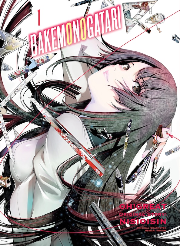 Front cover_Bakemonogatari (manga) 1
