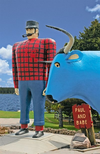 Couverture_Paul Bunyan And Babe Blank Journal
