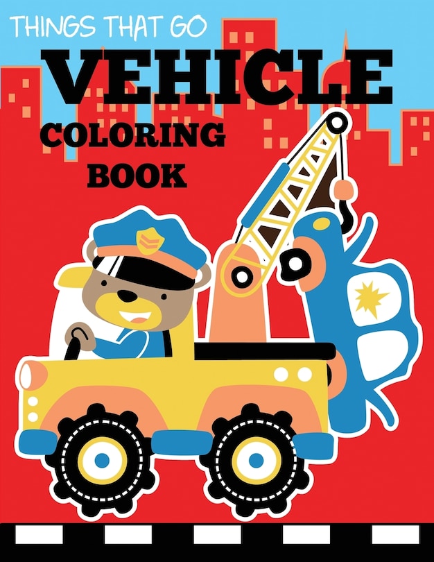 Couverture_Vehicle Coloring Book