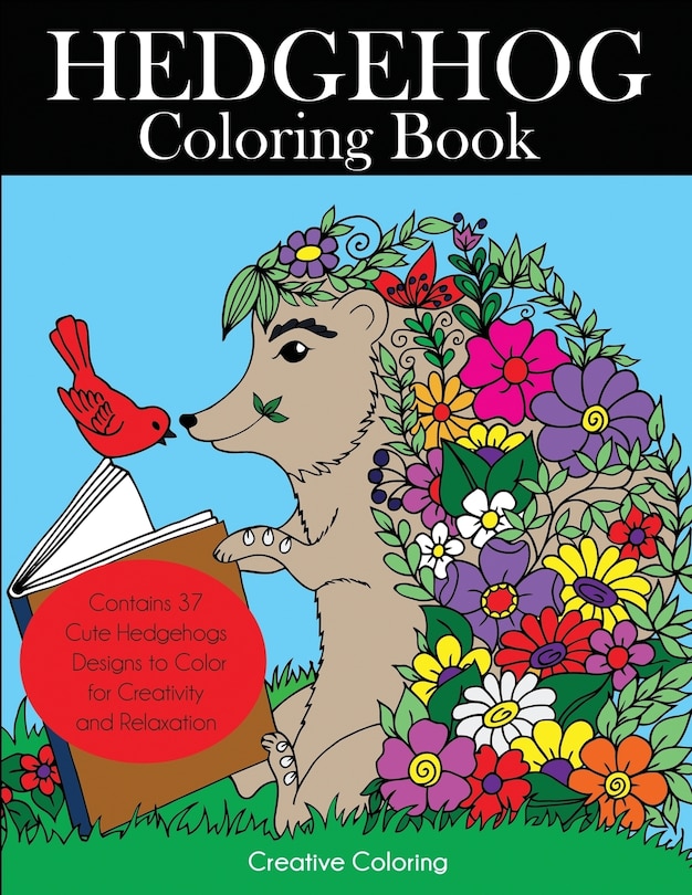 Front cover_Hedgehog Coloring Book