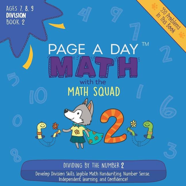 Front cover_Page A Day Math Division Book 2