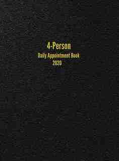 4-person Daily Appointment Book 2020: 4-column Daily Appointment Book de I. S. Anderson