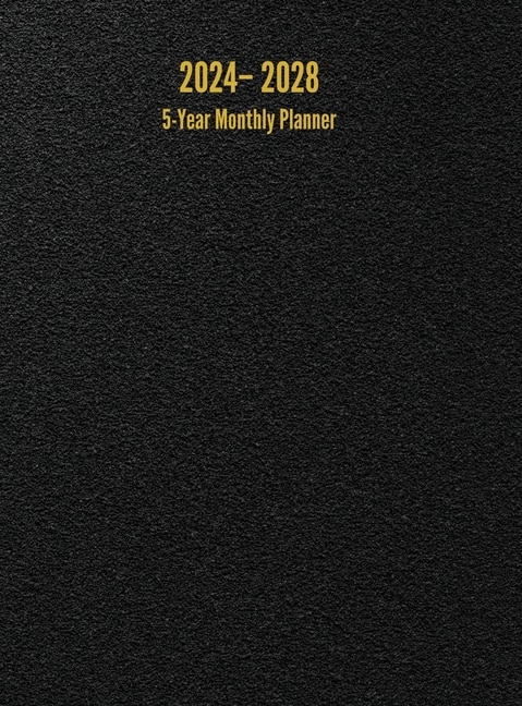 Front cover_2024 - 2028 5-Year Monthly Planner