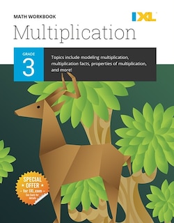 Couverture_IXL Math Workbook: Grade 3 Multiplication