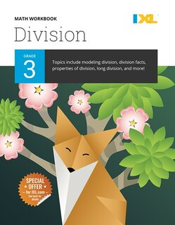 Front cover_IXL Math Workbook: Grade 3 Division