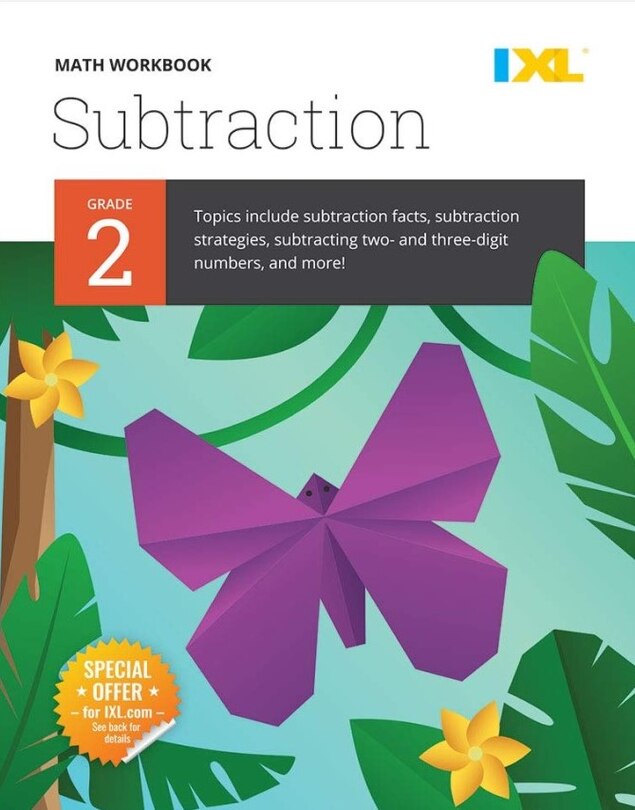 Front cover_IXL Math Workbook: Grade 2 Subtraction