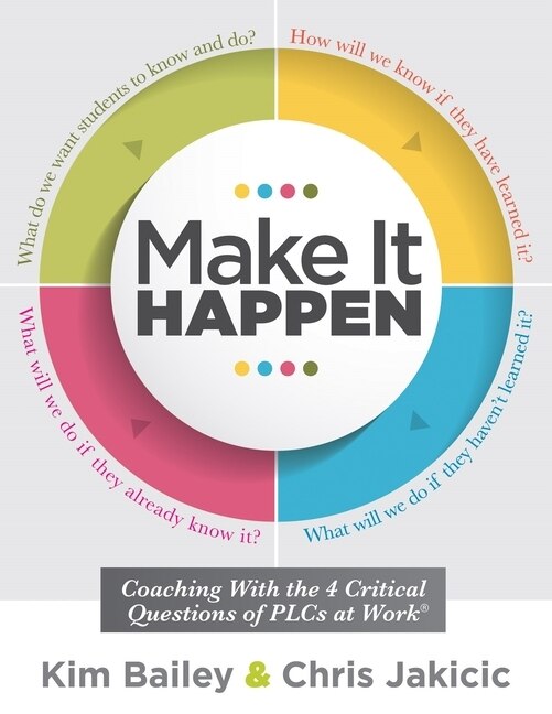 Couverture_MAKE IT HAPPEN <p>COACHING WIT H THE FOUR CRITICAL QUESTIONS