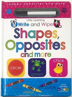 LITTLE LEARNING WRITE & WIPE SHAPES O