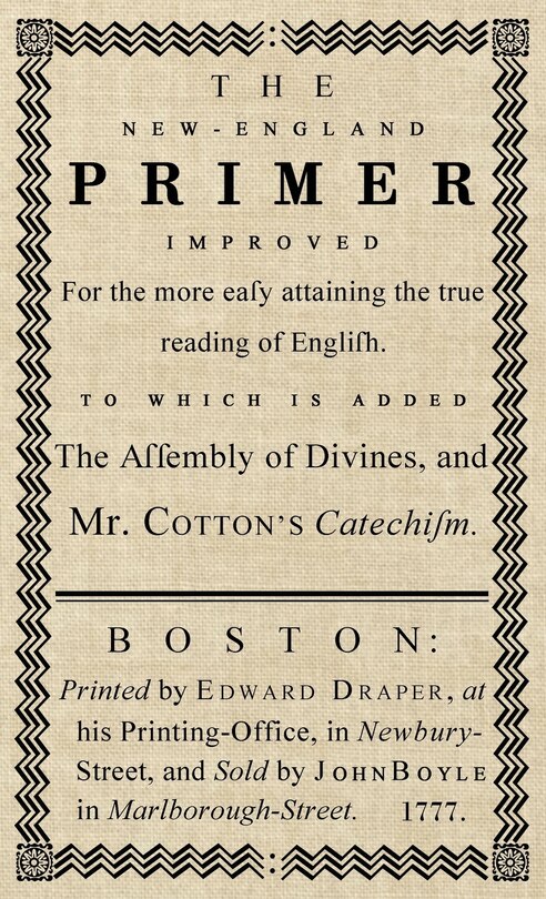 Couverture_The New-england Primer