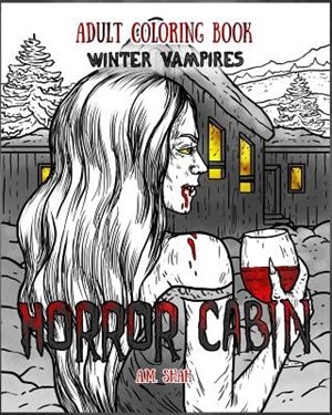 Couverture_Adult Coloring Book Horror Cabin