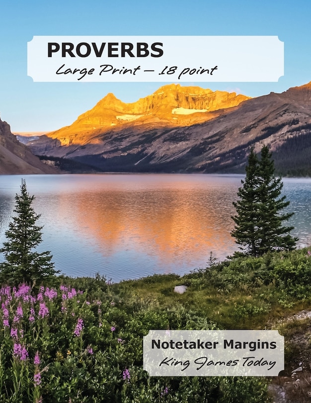 Couverture_PROVERBS Large Print - 18 point