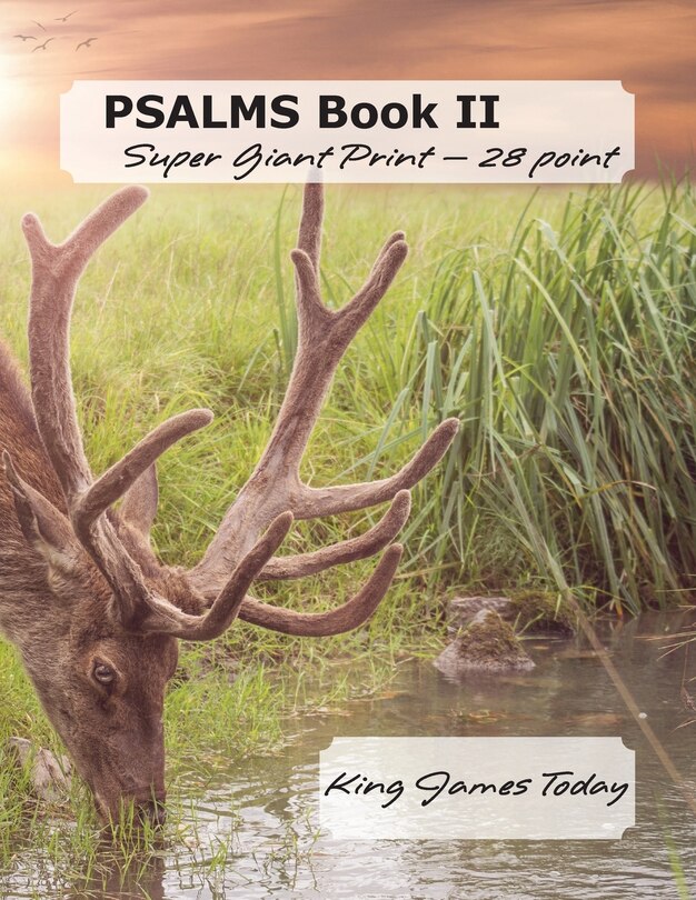 Front cover_PSALMS Book II Super Giant Print - 28 point