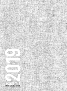 ACADEMIA Extended SPRING 2019  Monday start: 8.5x11 academic planner  white noise cover