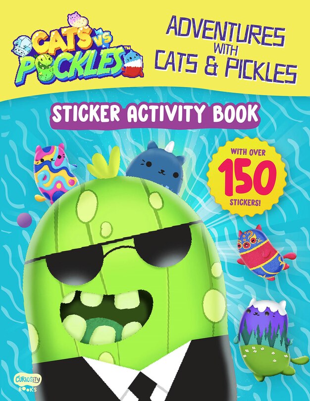 Front cover_Adventures with Cats & Pickles: Sticker Activity Book