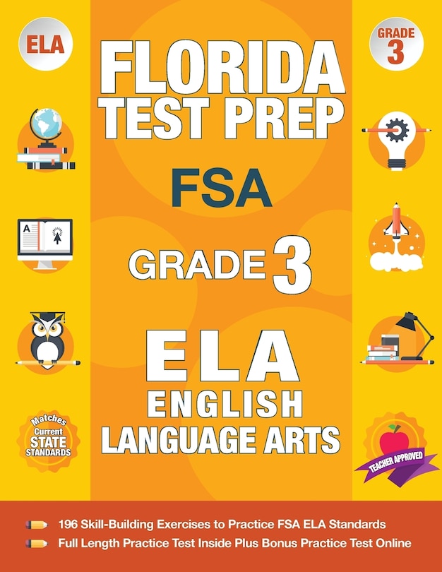 Couverture_Florida Test Prep FSA Grade 3 English