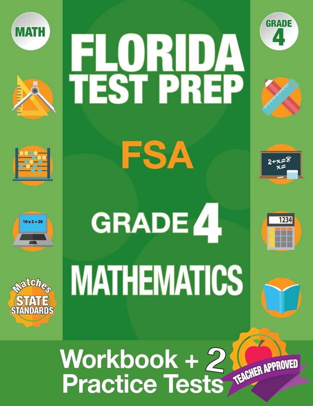 Couverture_Florida Test Prep FSA Grade 4 Mathematics