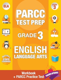 Front cover_Parcc Test Prep Grade 3 English