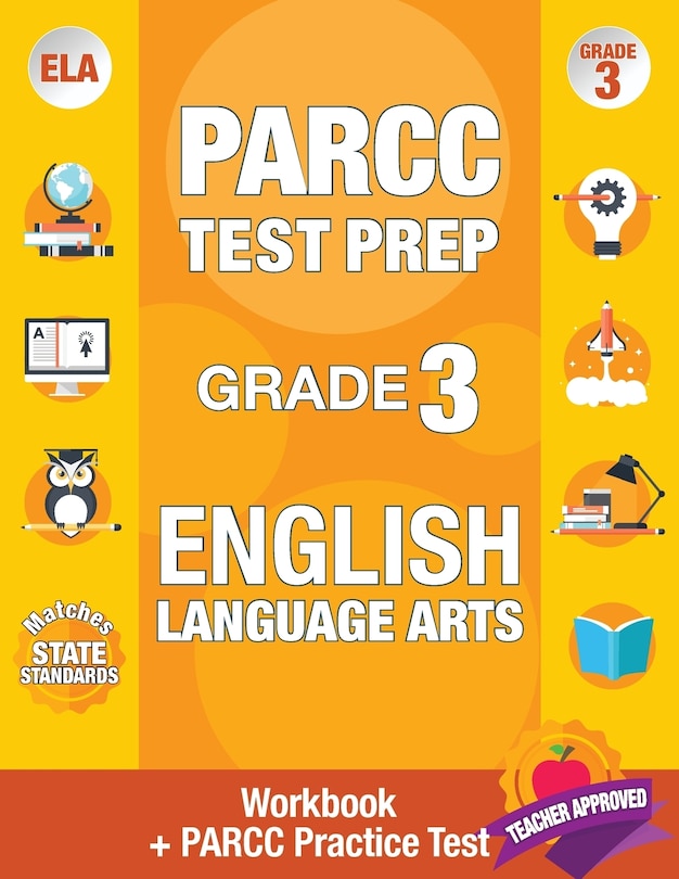 Front cover_Parcc Test Prep Grade 3 English