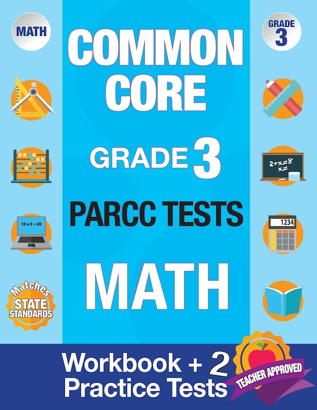 Couverture_Common Core Grade 3 PARCC Tests Math
