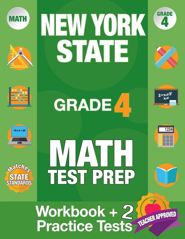 Front cover_New York State Grade 4 Math Test Prep