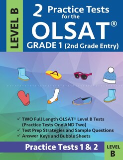 Front cover_2 Practice Tests for the Olsat Grade 1 (2nd Grade Entry) Level B