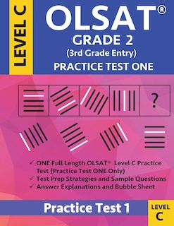 Front cover_Olsat Grade 2 (3rd Grade Entry) Level C